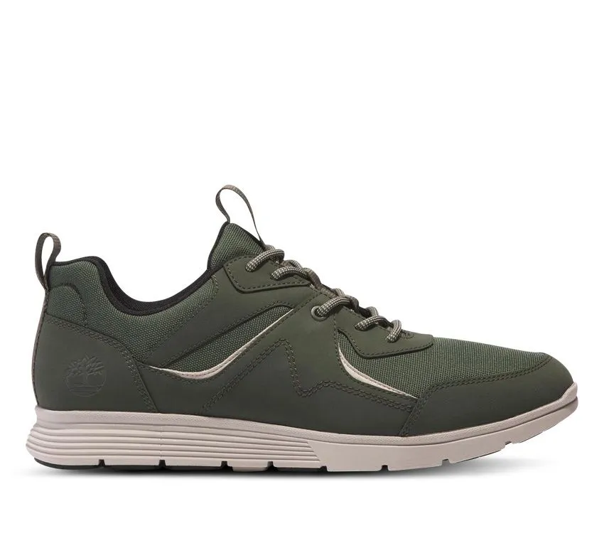 TIMBERLAND - LOW LACE UP SNEAKER DARK GREEN W MESH