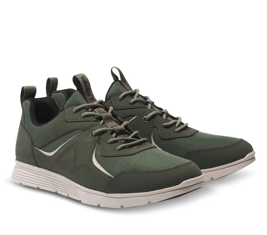 TIMBERLAND - LOW LACE UP SNEAKER DARK GREEN W MESH