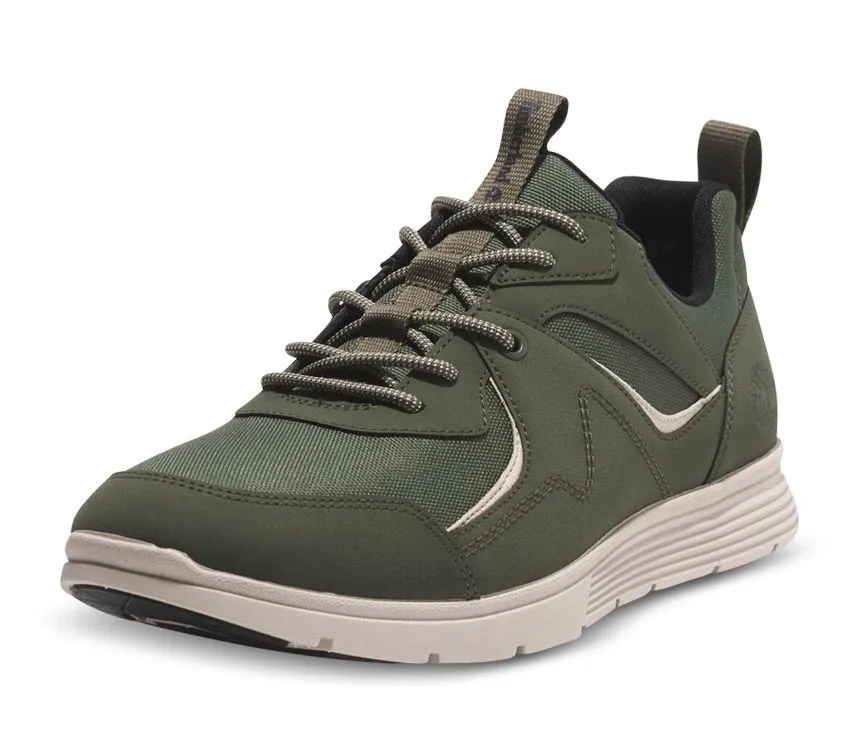 TIMBERLAND - LOW LACE UP SNEAKER DARK GREEN W MESH