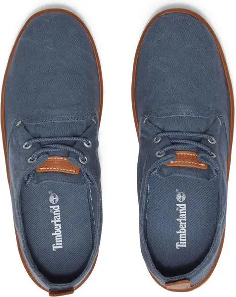 TIMBERLAND - HOOKSET LOW LACE UP SNEAKER DARK BLUE CANVAS