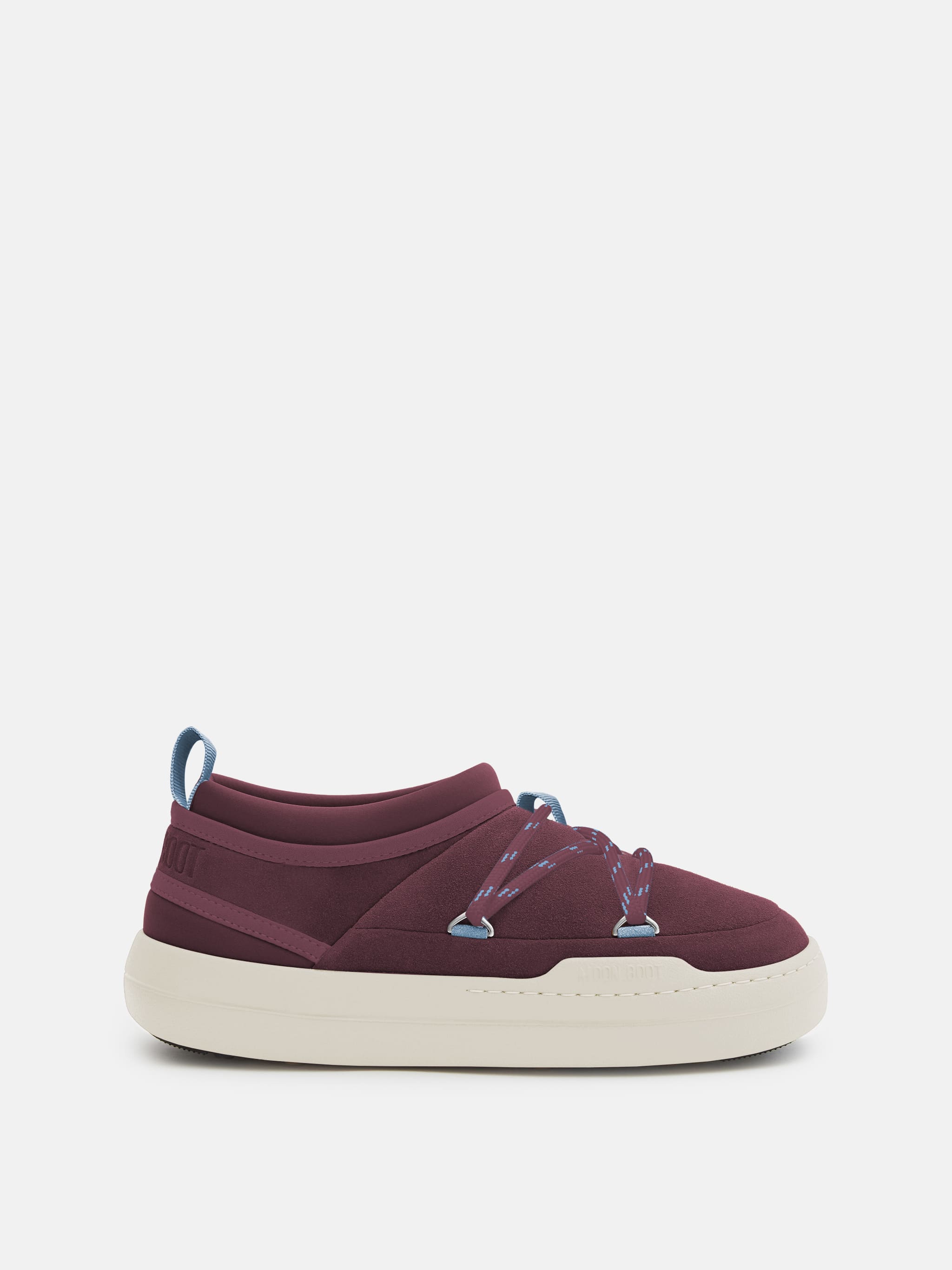 MOON BOOT -  MB PARK ICON SUEDE BURGUNDY