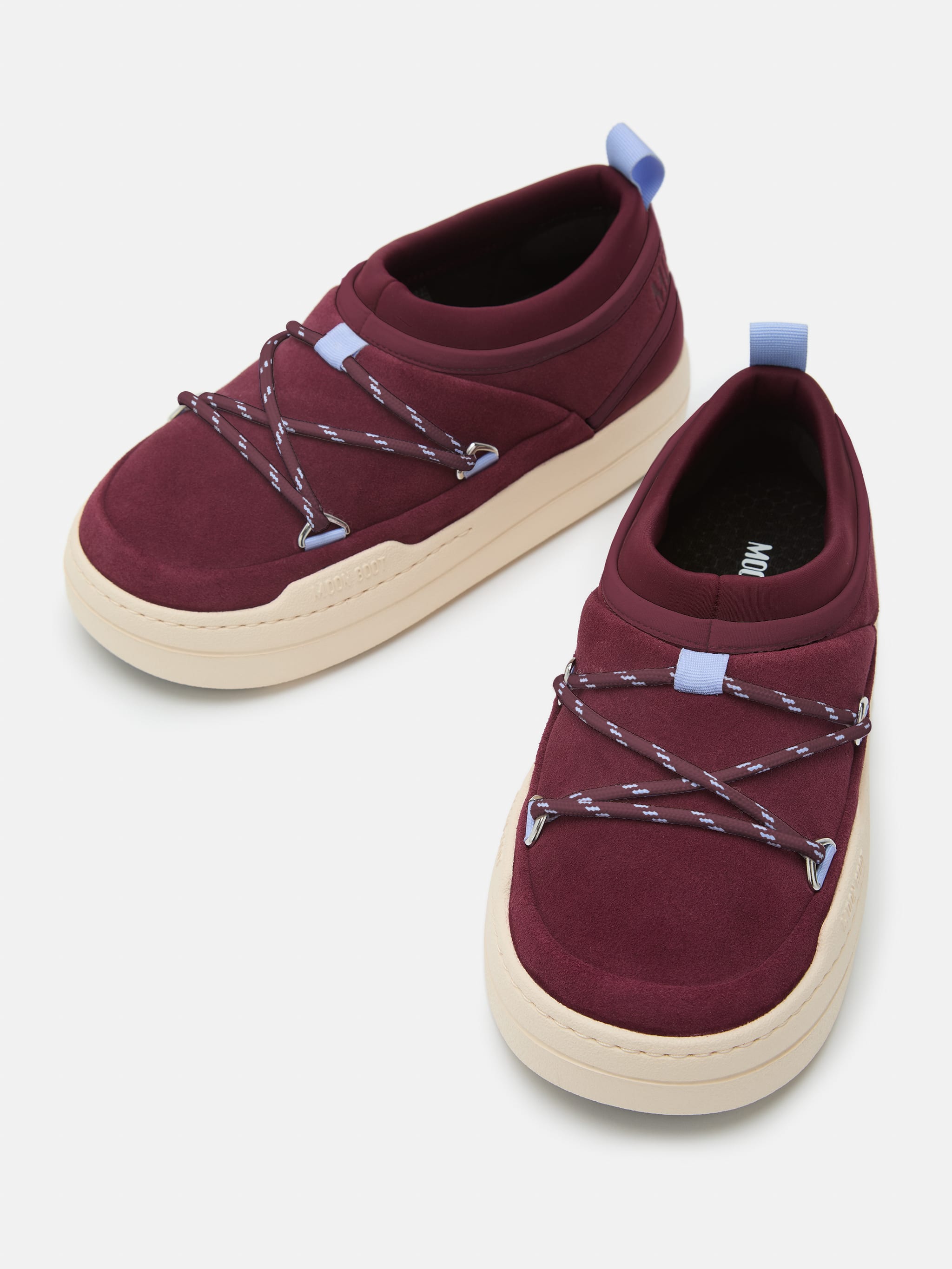 MOON BOOT -  MB PARK ICON SUEDE BURGUNDY