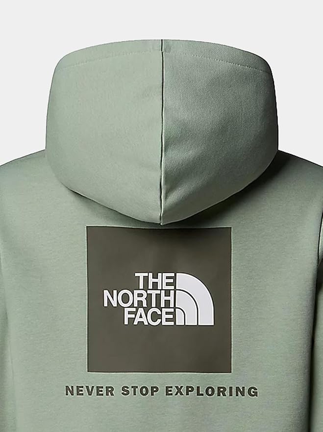 THE NORTH FACE - TEEN BOX NSE REGULAR HOODIE Slate Moss/New Taupe Gr
