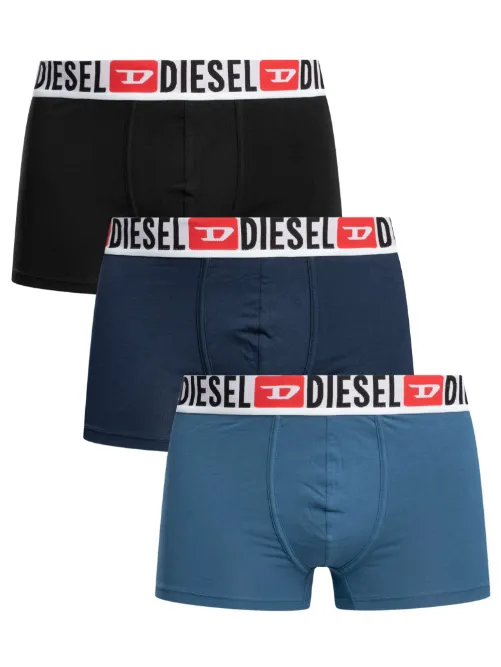 DIESEL UMBX-DAMIENTHREEPACK BOXERS BLUE/BLACK