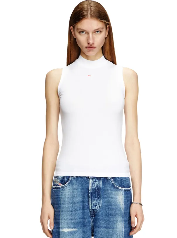 DIESEL T-MOKKY-SL-MICRODIV TOP WHITE
