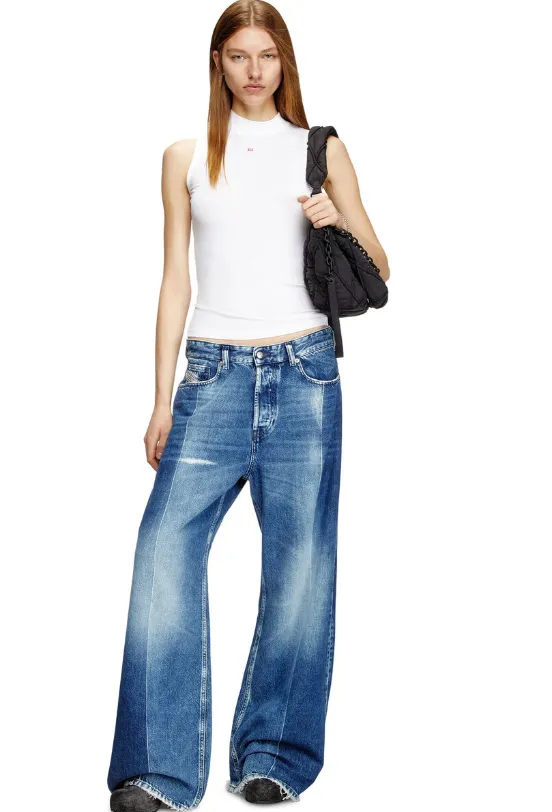 DIESEL T-MOKKY-SL-MICRODIV TOP WHITE