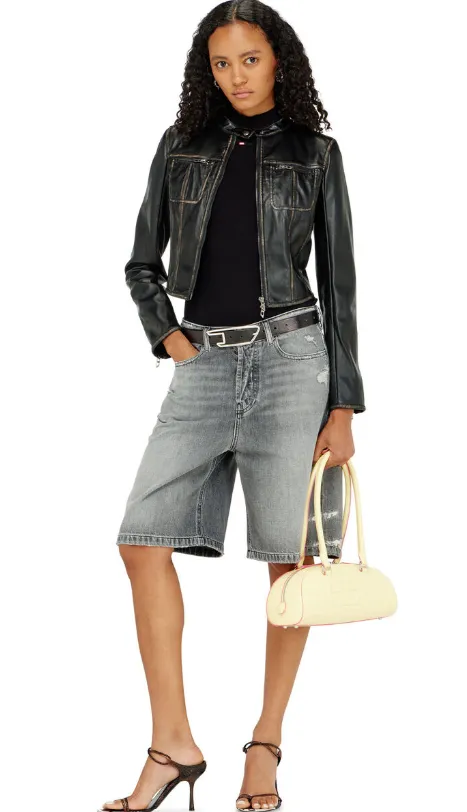 DIESEL T-MOKKY-SL-MICRODIV TOP BLACK