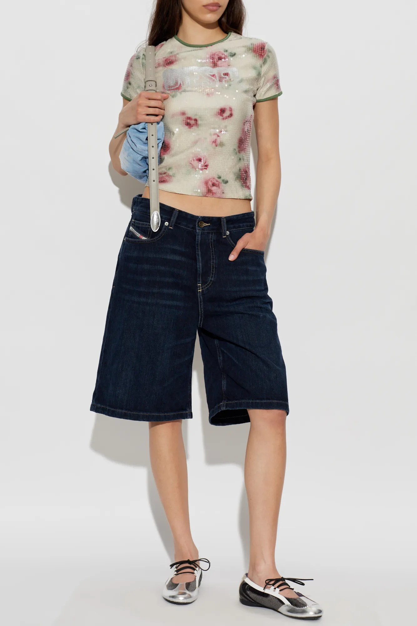 DIESEL DE-SIRE-SHORT CALZONCINI Navy Blue