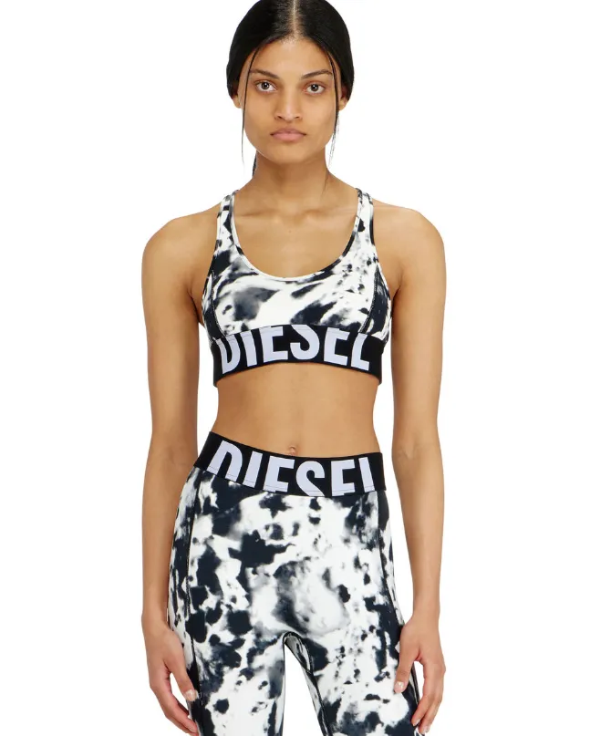 DIESEL ALLISON-D-POP REGGISENO Bianco/Nero
