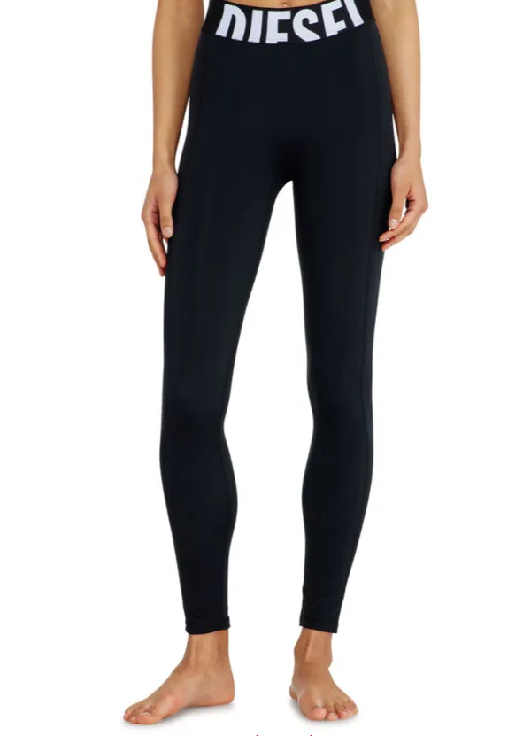 DIESEL ADELINE-D-POP PANTALONI BLACK