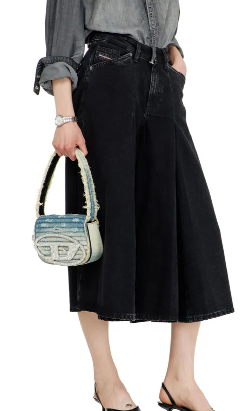 DIESEL DE-ORDE CALZONCINI BLACK