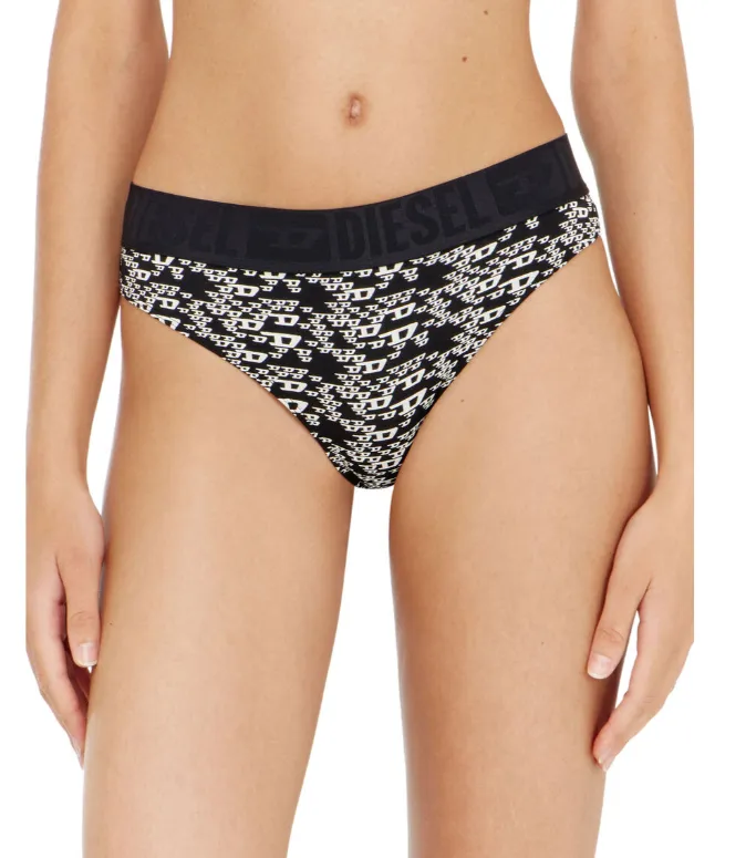 DIESEL UFST-STARS-THREEPACK PERIZOMA BLACK