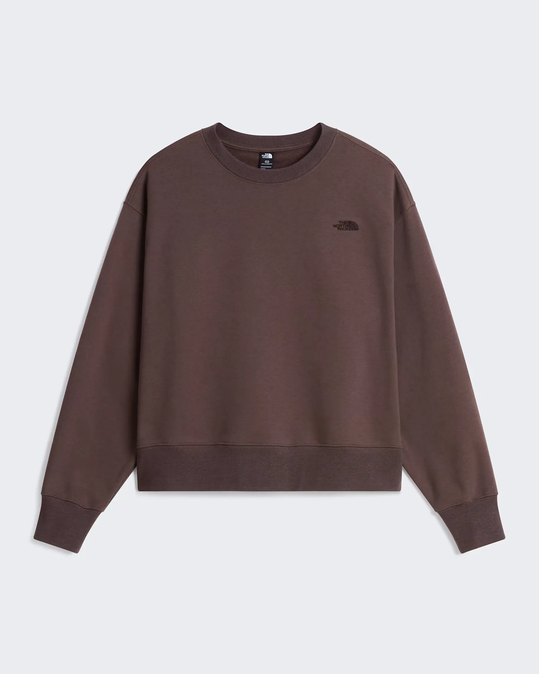THE NORTH FACE - W TNF ESSENTIAL SIMPLE DOME BOXY OS CREW BROWN
