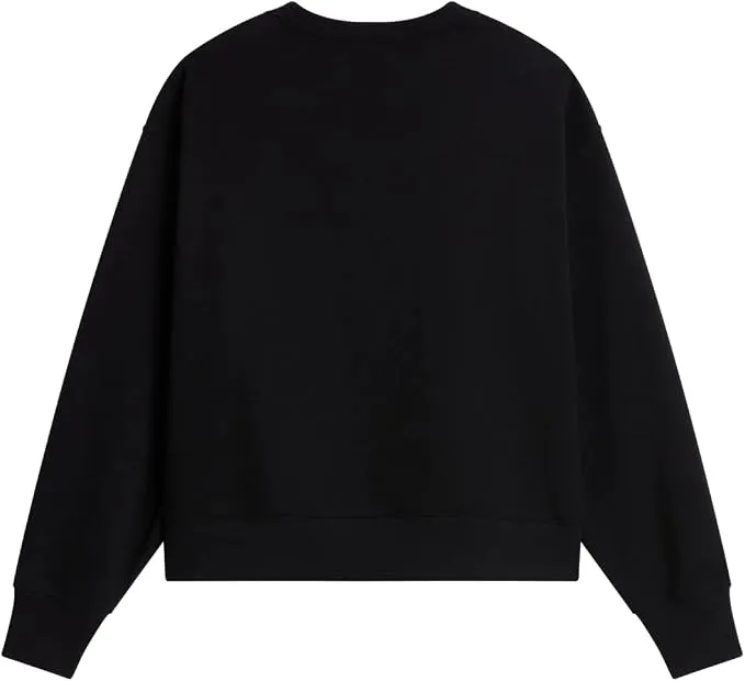 THE NORTH FACE - W TNF ESSENTIAL SIMPLE DOME BOXY OS CREW BLACK 