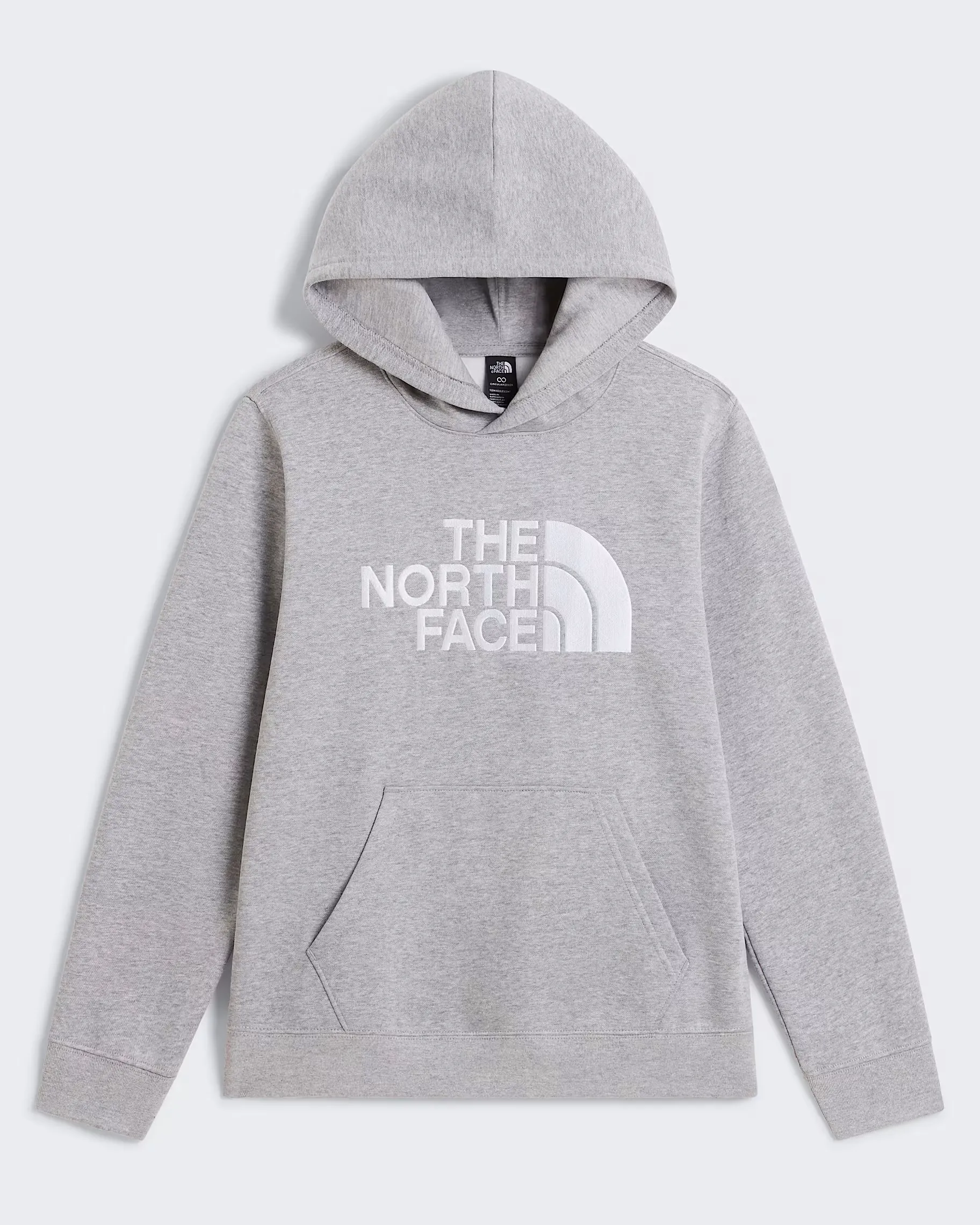 THE NORTH FACE - TEEN TNF ESSENTIAL DREW PEAK HOODIE GREY