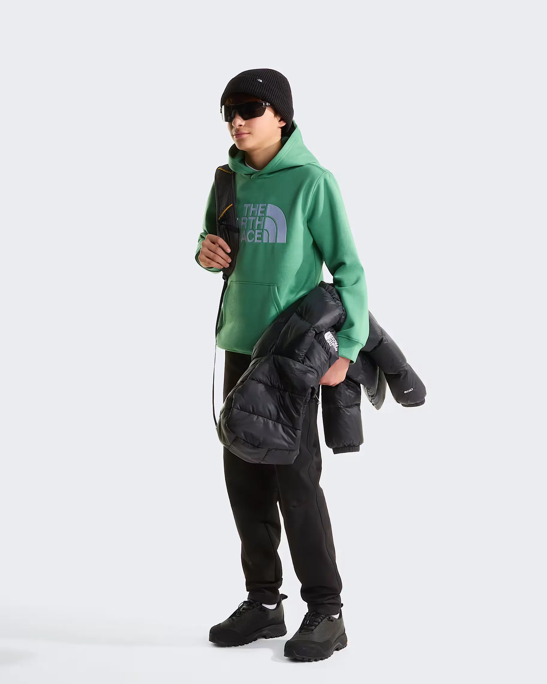 THE NORTH FACE - TEEN TNF ESSENTIAL DREW PEAK HOODIE Dimmed Algae