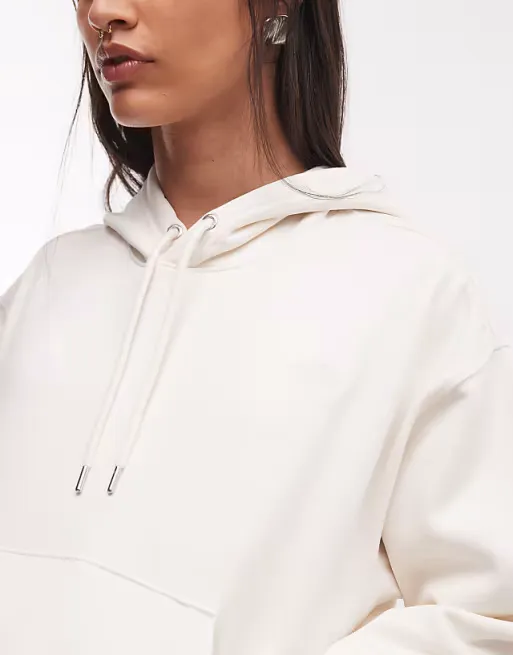 THE NORTH FACE - W TNF ESSENTIAL SIMPLE DOME BOXY OS HOOD WHITE DUNE