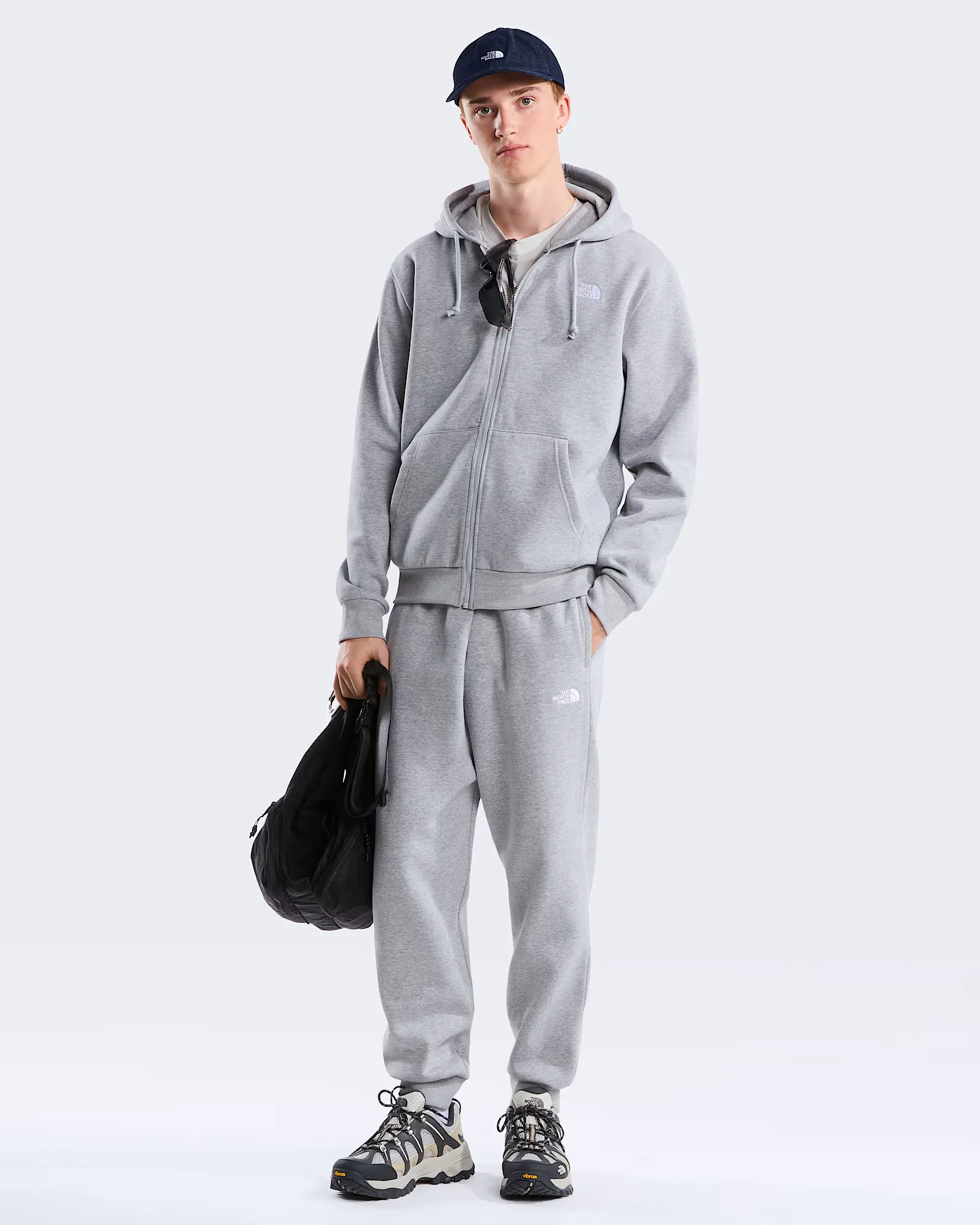 THE NORTH FACE - M EVOLUTION SIMPLE DOME REGULAR FULL ZIP GREY
