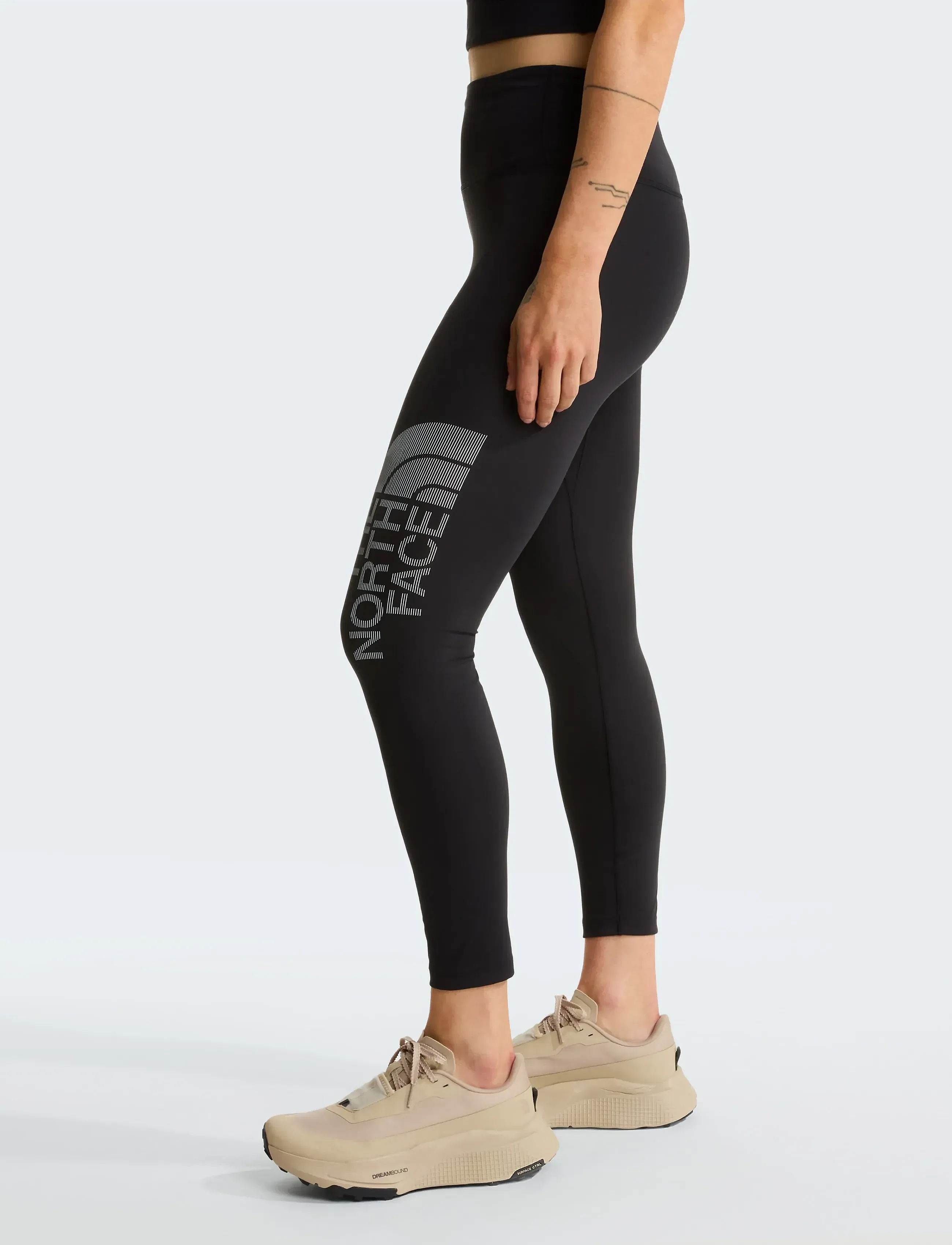 THE NORTH FACE - W FLEX 25IN TIGHT-GRAPHIC BLACK 