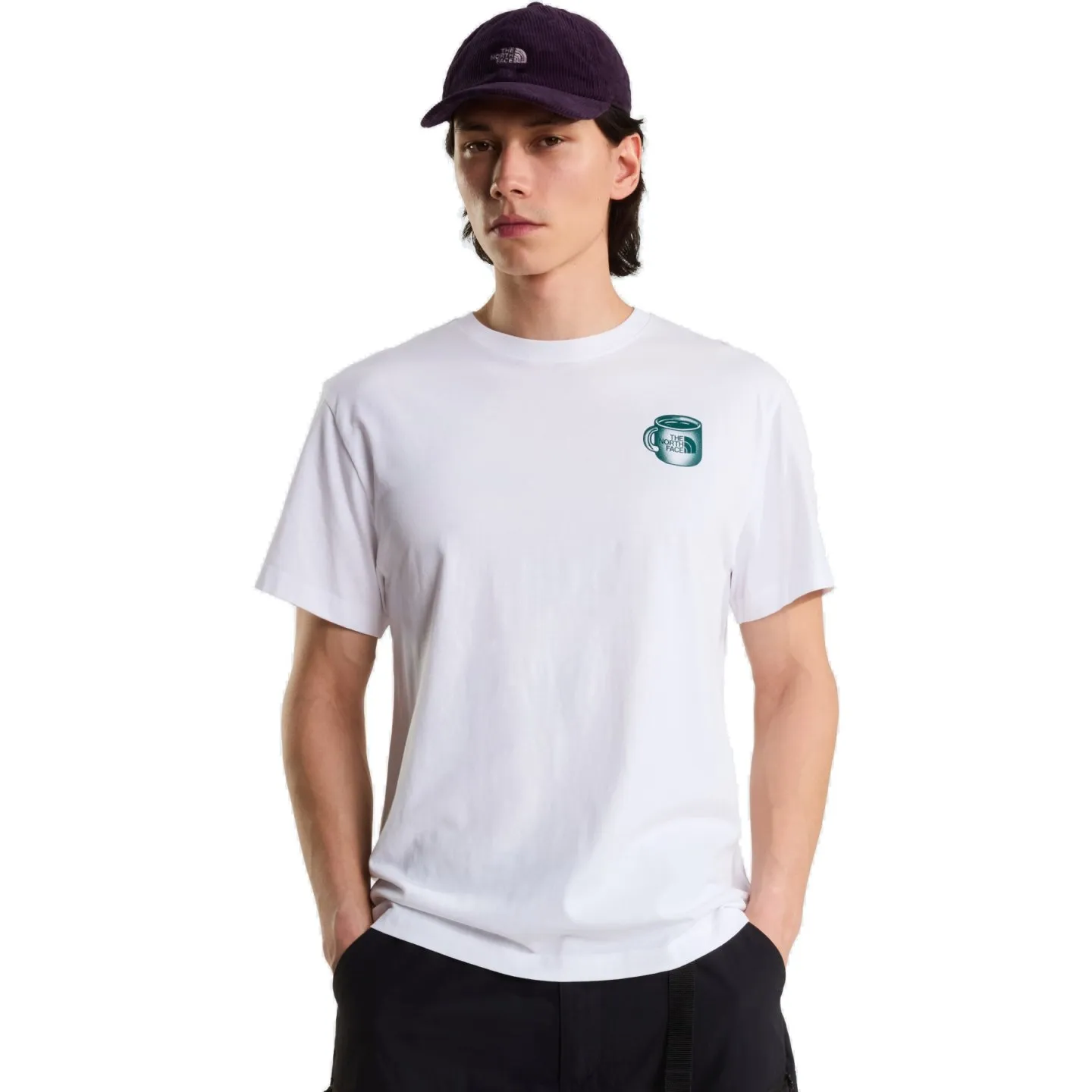 THE NORTH FACE - U BASECAMP BARISTA RLX SS TEE-GRAPHIC WHITE