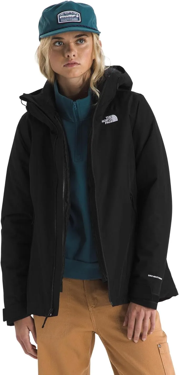 THE NORTH FACE - W CARTO MONO TRICLIMATE HOODED JACKET BLACK 