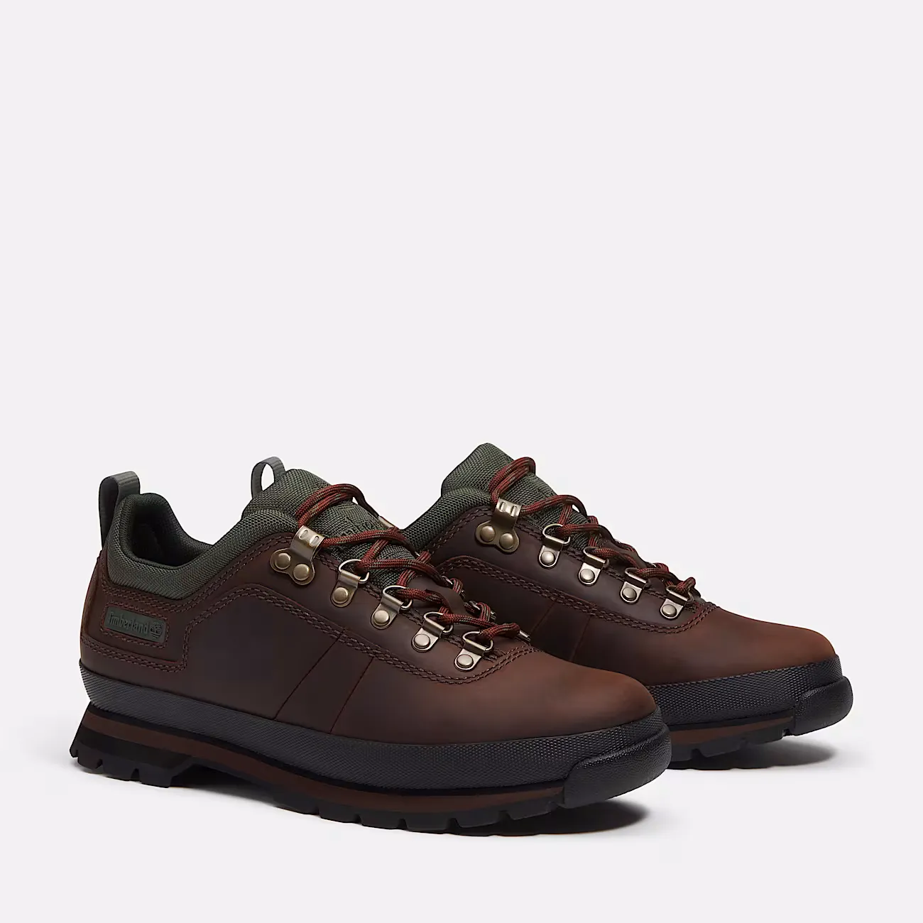 TIMBERLAND - Euro Hiker LACE UP SHOE DARK BROWN FULL GRAIN 