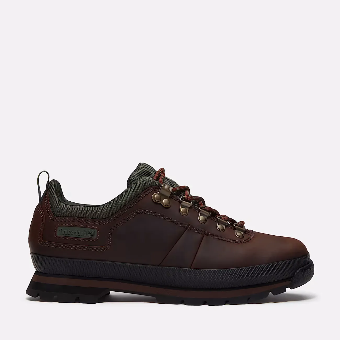 TIMBERLAND - Euro Hiker LACE UP SHOE DARK BROWN FULL GRAIN 
