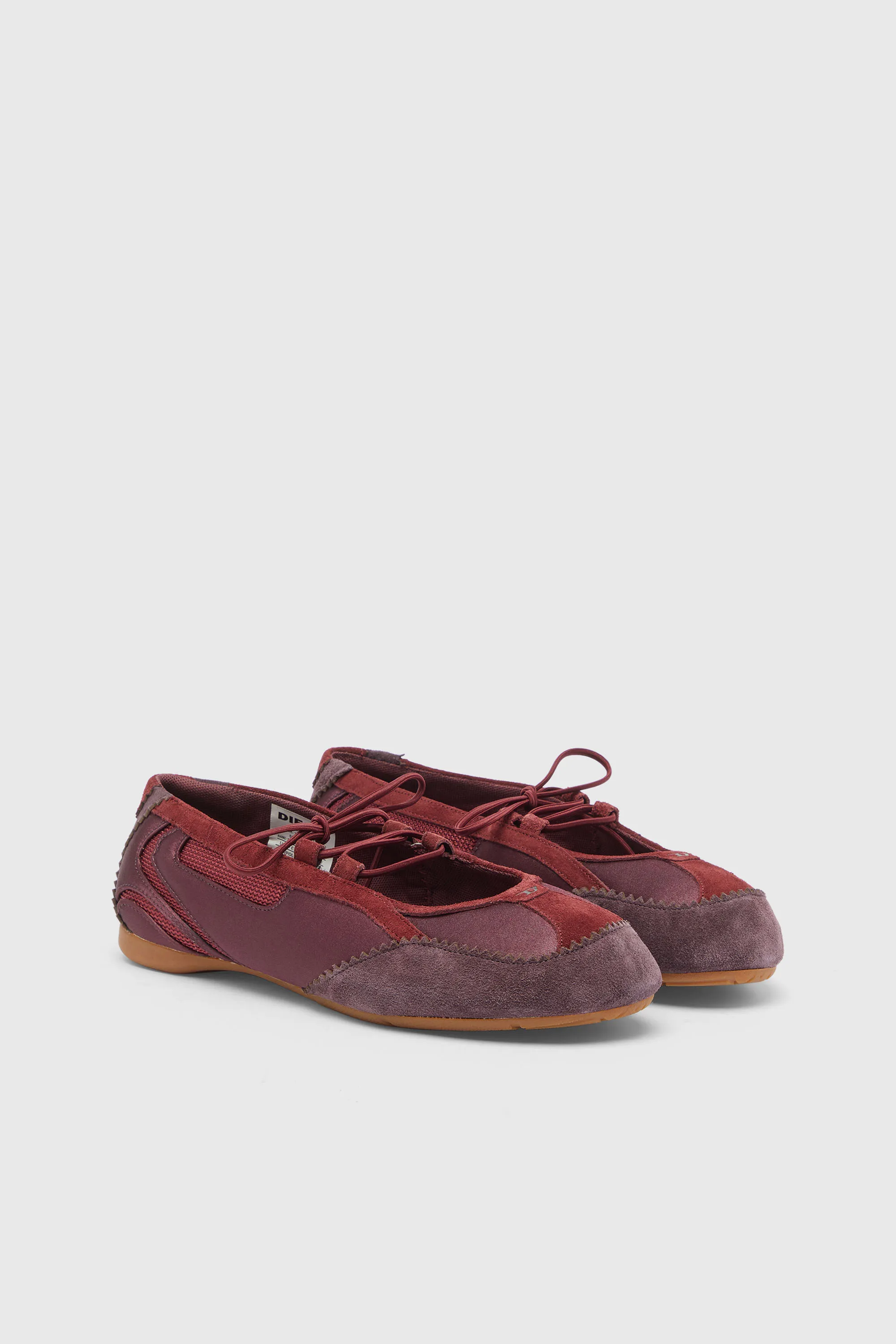DIESEL D-MILE BALLERINA LACE UP II W BALLERINA Burgundy