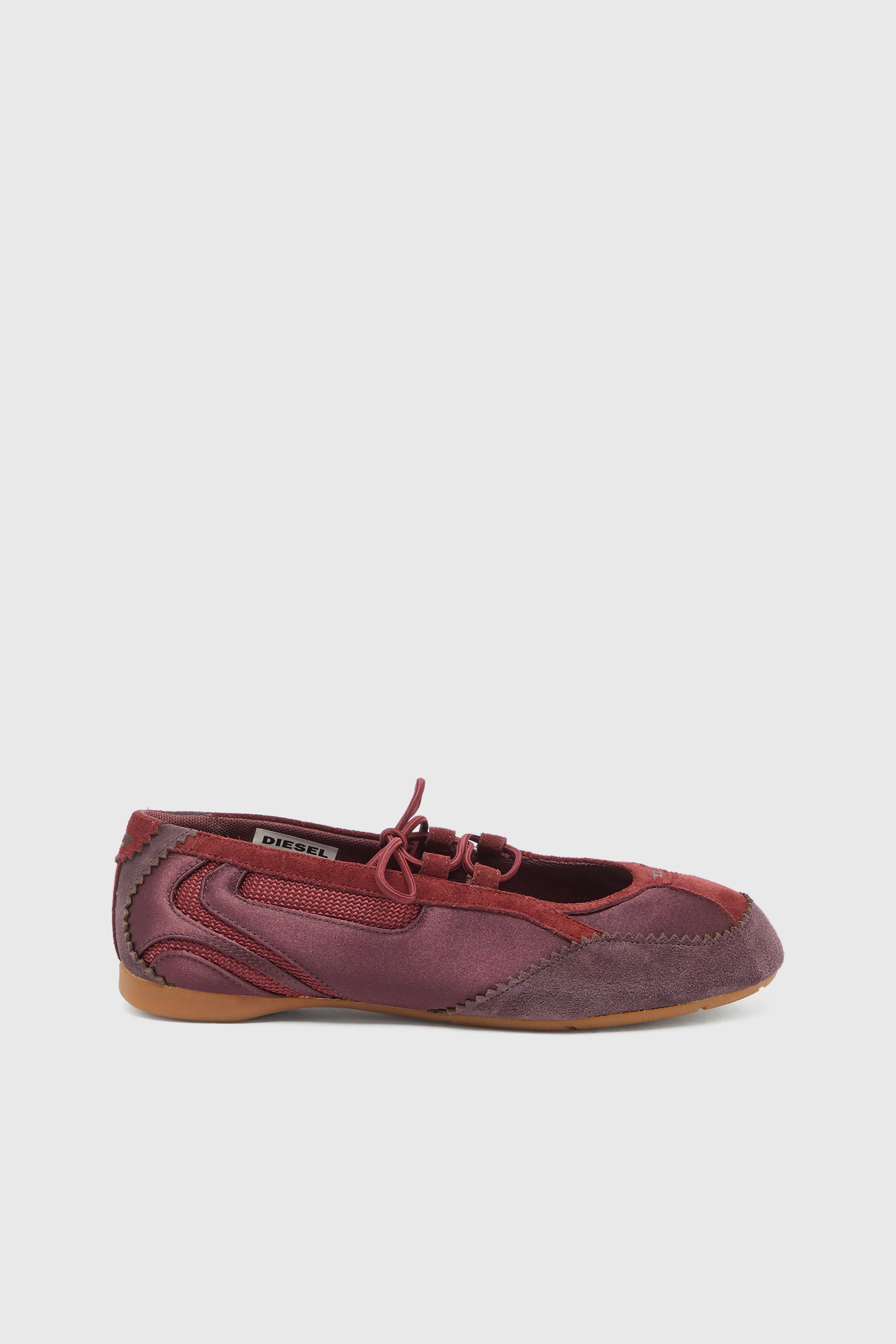 DIESEL D-MILE BALLERINA LACE UP II W BALLERINA Burgundy