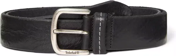TIMBERLAND - MASCOMA Mascoma Leather Belt BLACK 
