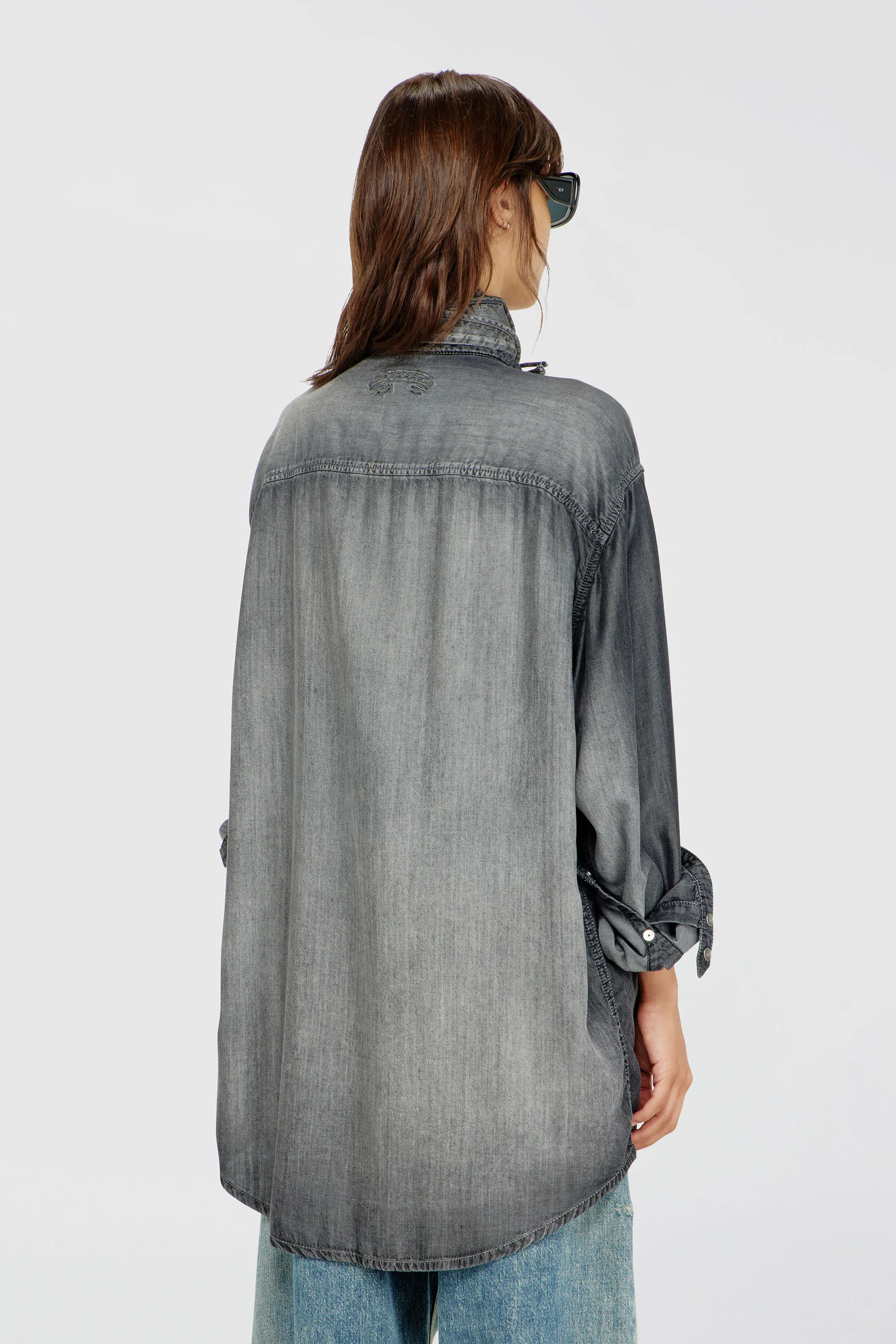 DIESEL DE-ARVEN-S CAMICIA Grey
