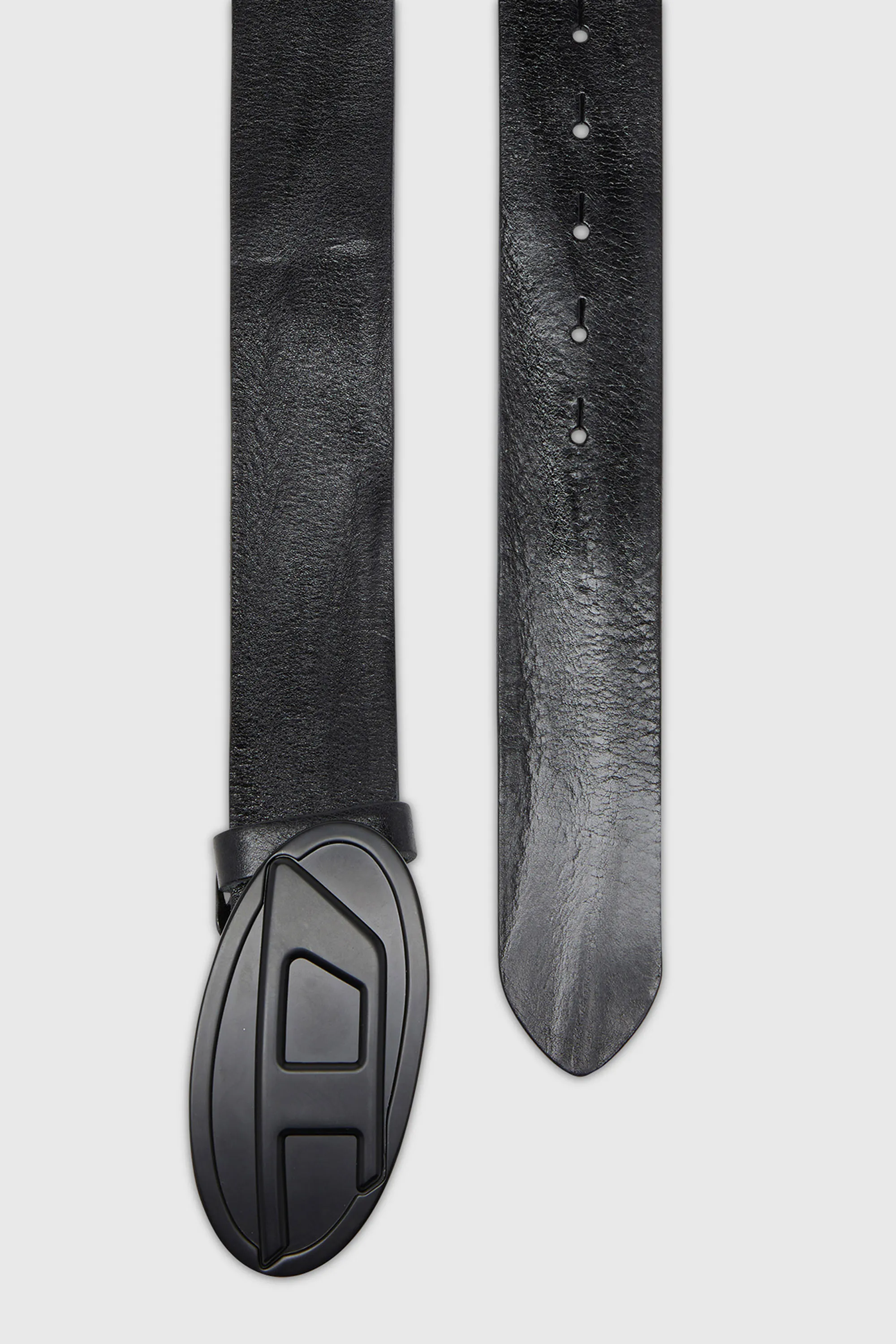 DIESEL B-1DR 2.0 BELT BLACK MATTE