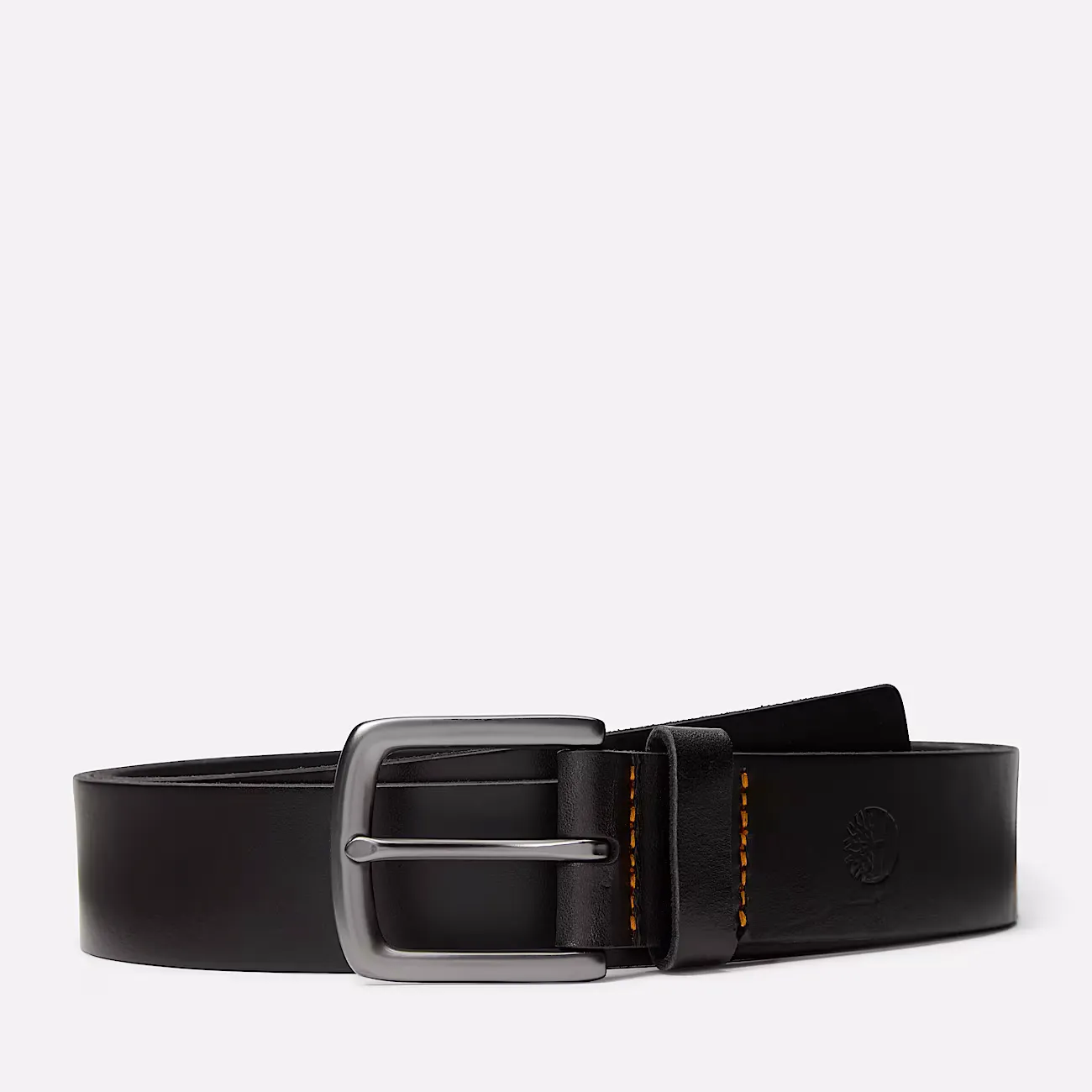TIMBERLAND - GLEN OAK Glen Oak 38mm Leather Belt BLACK