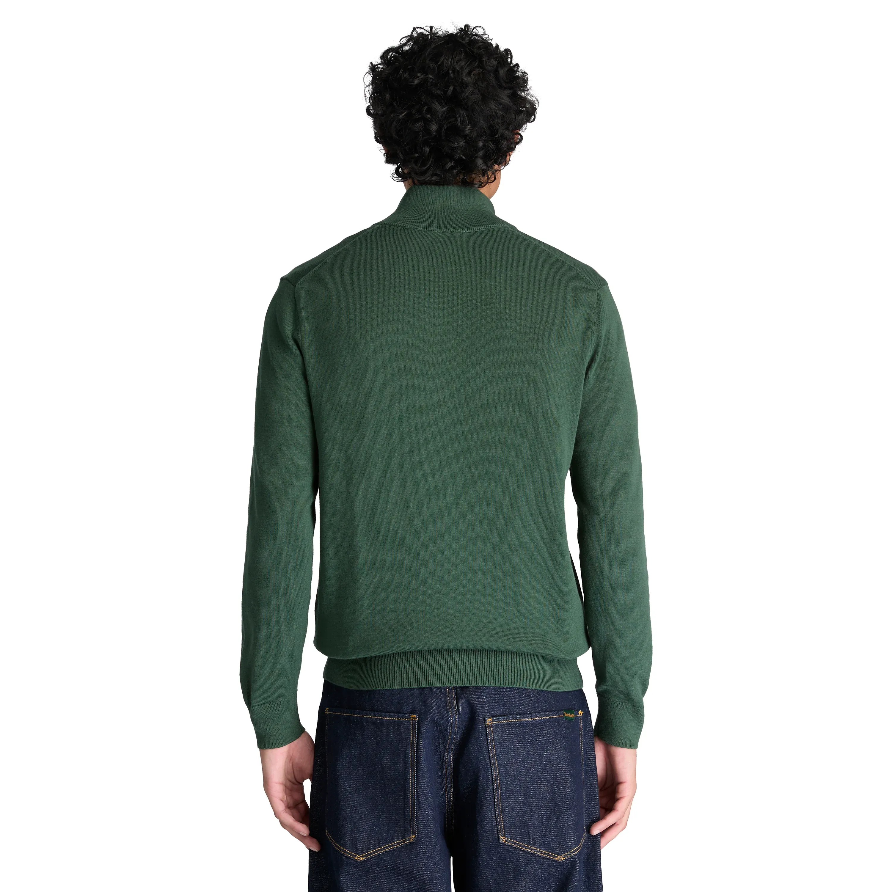 TIMBERLAND - WILLIAMS RIVER Cotton Full Zip Sweater SYCAMORE