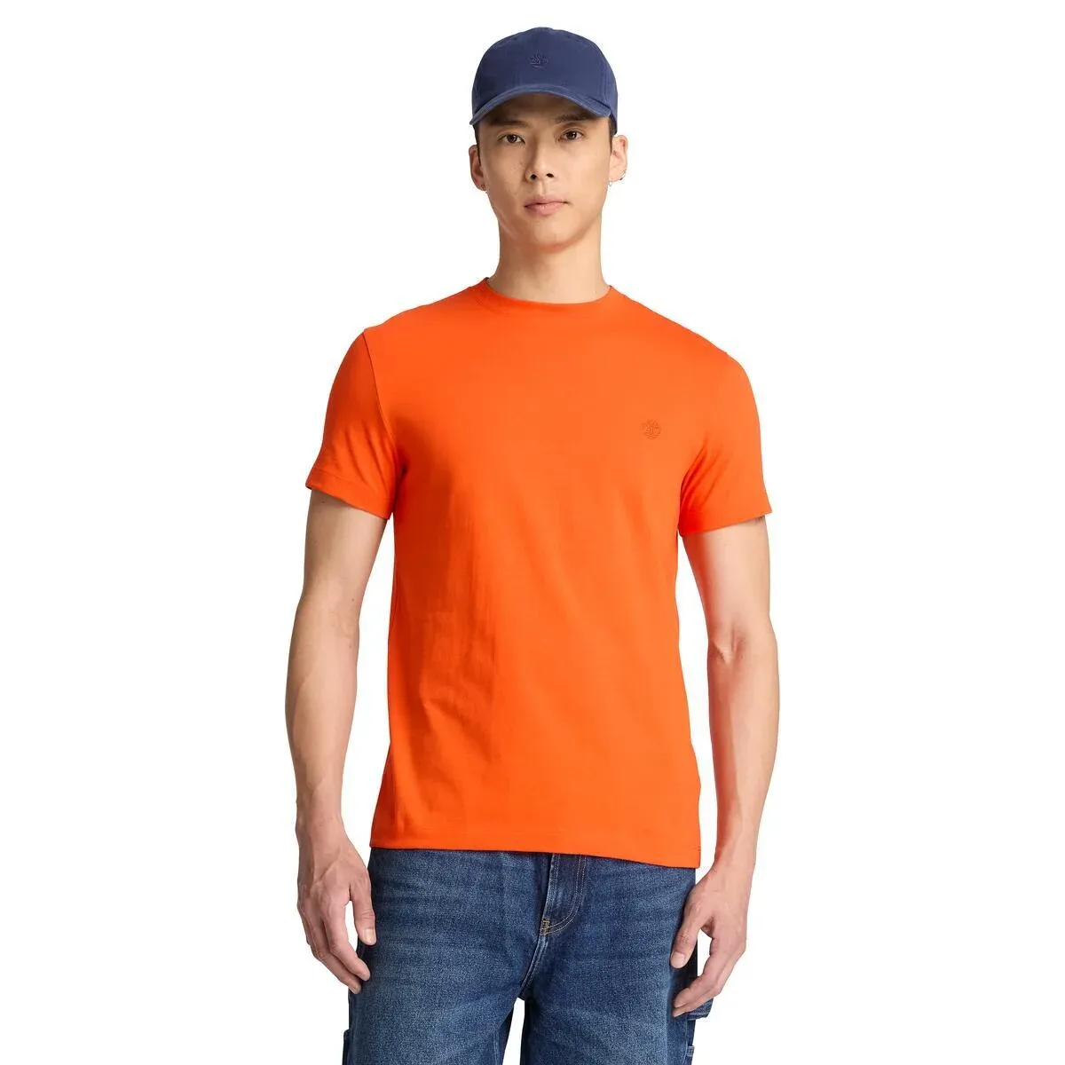 TIMBERLAND - DUNSTAN RIVER SS Tee (Slim) TANGERINE TANGO