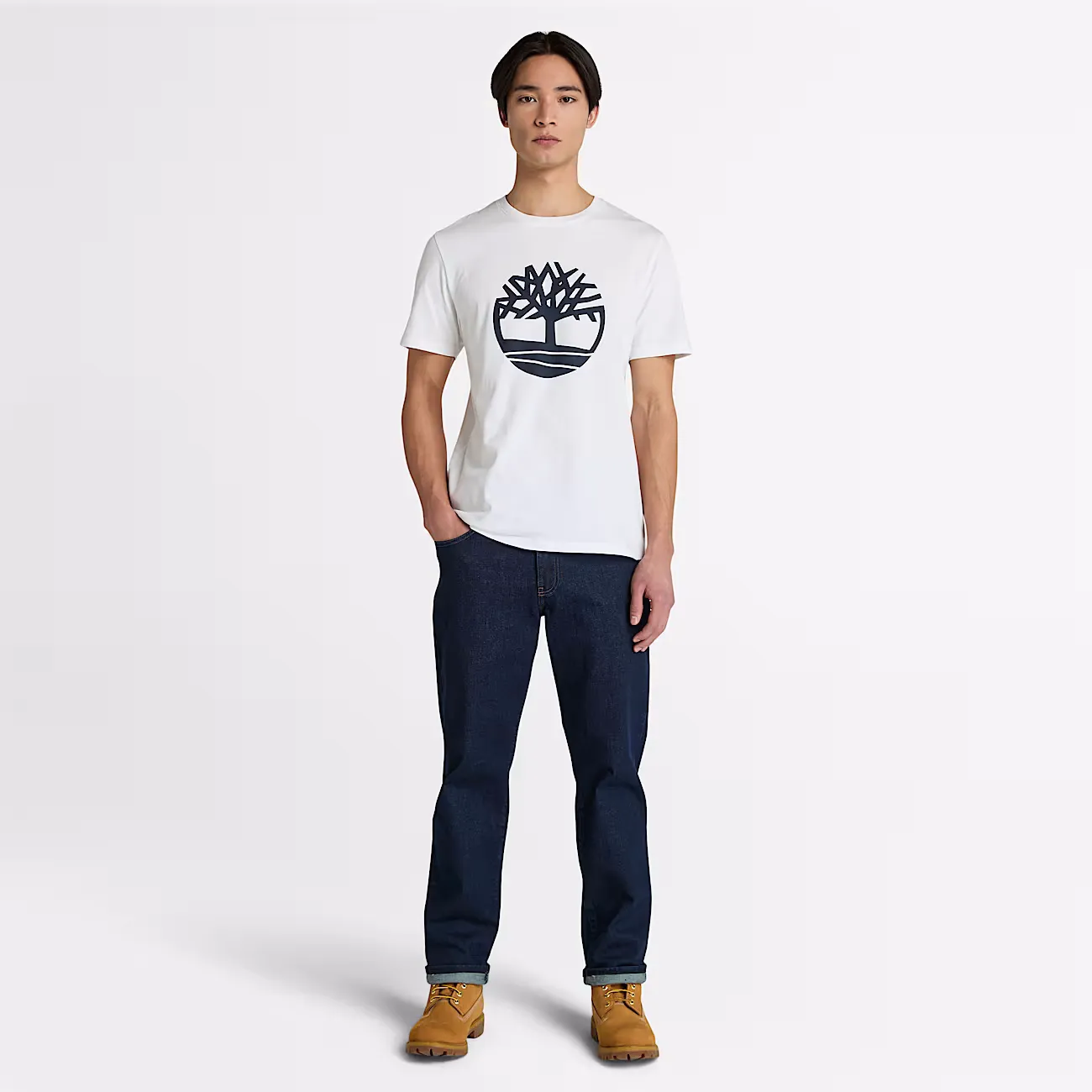 TIMBERLAND - NORTHWOOD Tree Logo SS Tee WHITE 