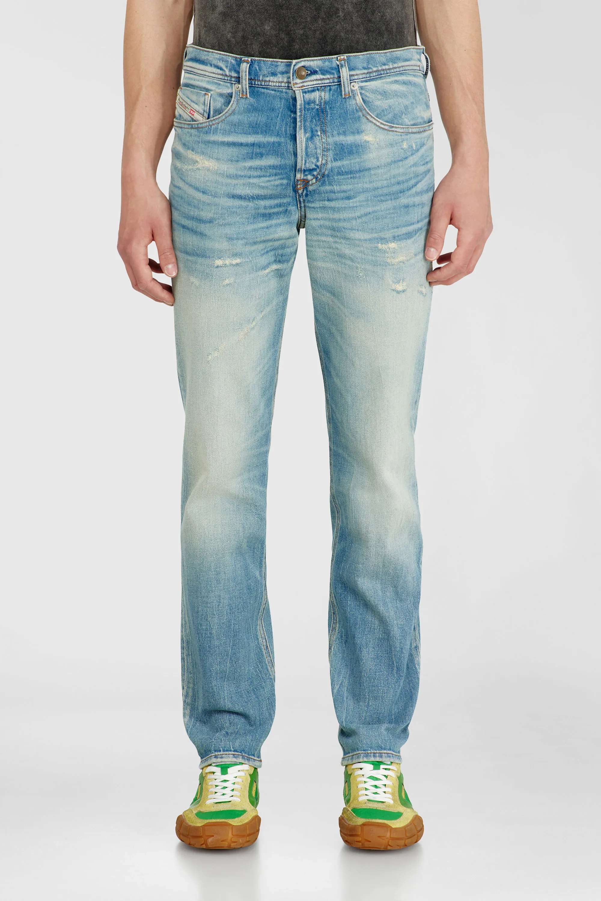 DIESEL - 2023 D-FINITIVE L.32 PANTALONI LIGHT BLUE 