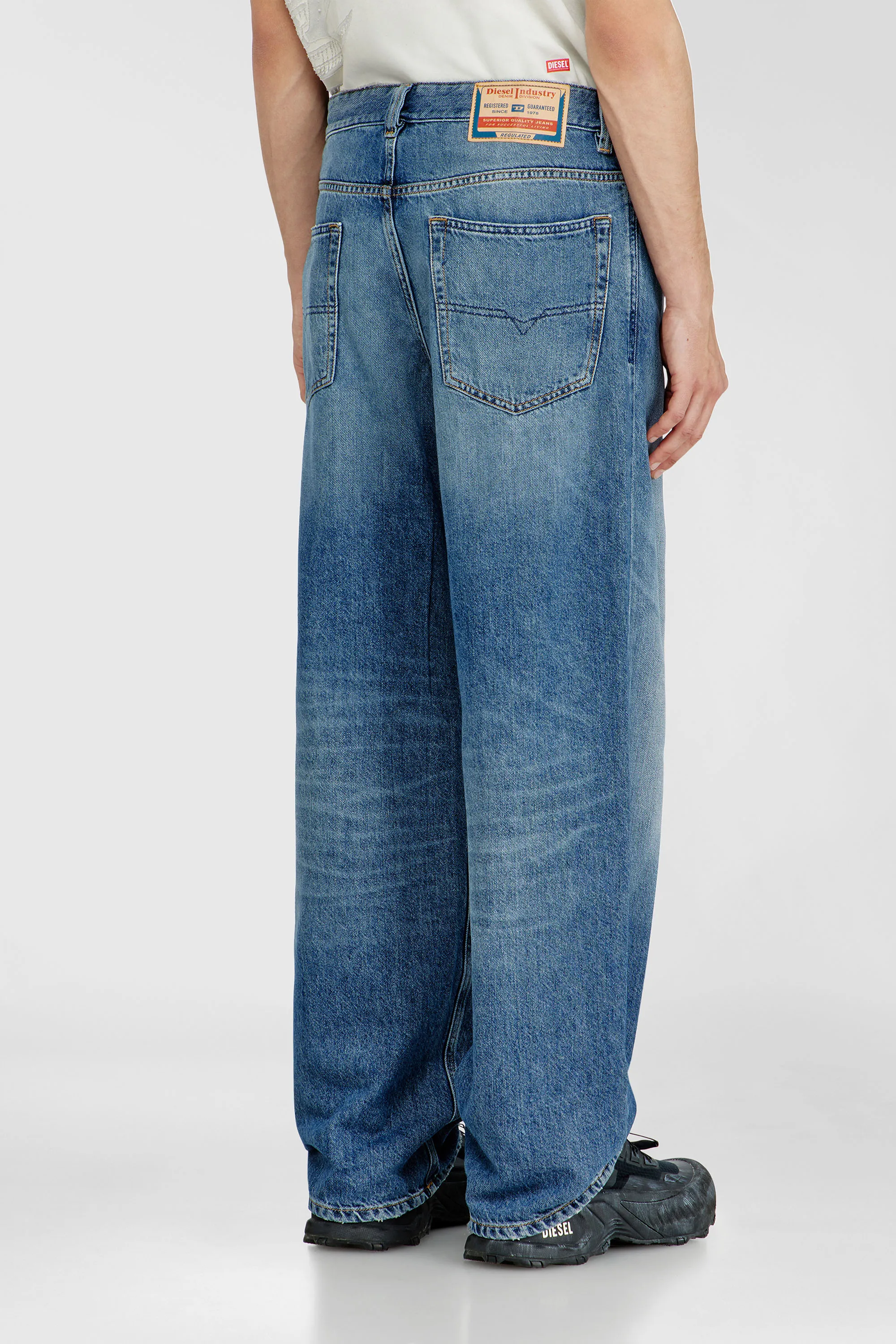 DIESEL - 2001 D-MACRO L.32 PANTALONI BLUE