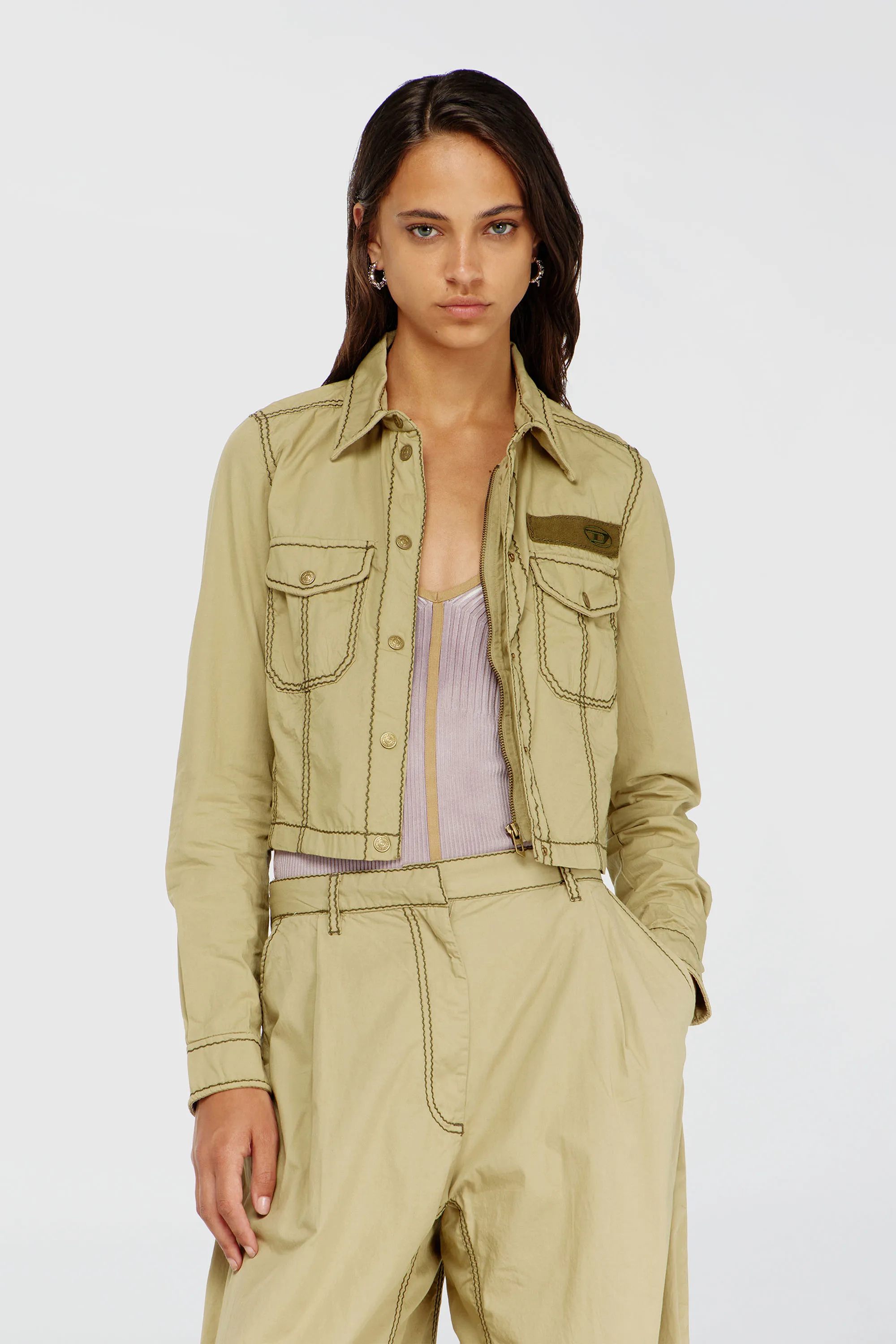 DIESEL - G-ROOVY GIACCA BEIGE 