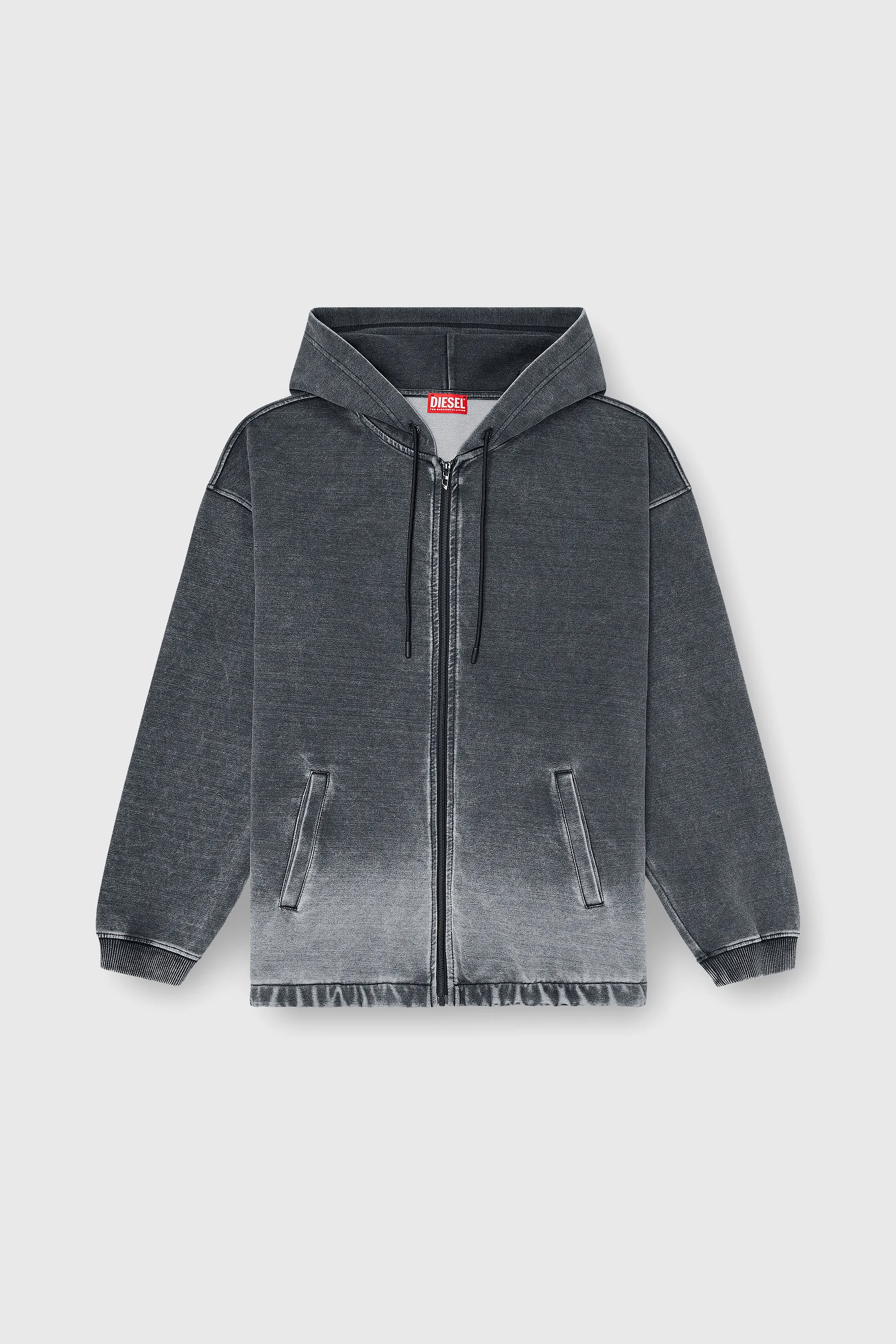 DIESEL - S-HERMY-ZIP GIACCA GREY