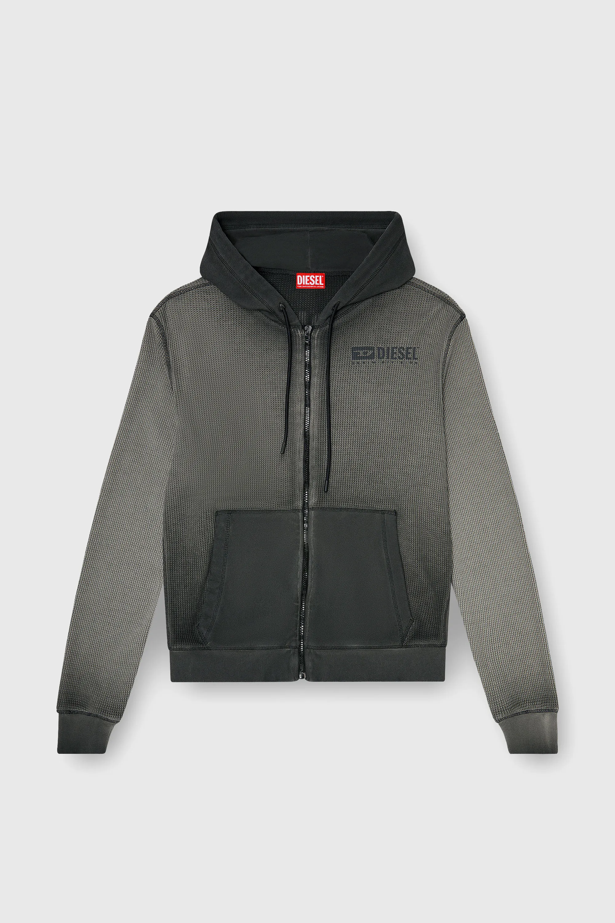 DIESEL - S-WAFY-HOOD-ZIP FELPA