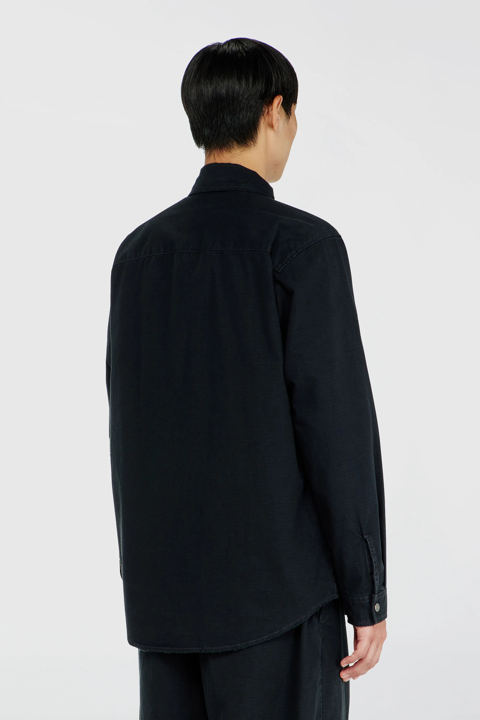 DIESEL - S-ALIAS-ZIP CAMICIA BLACK 