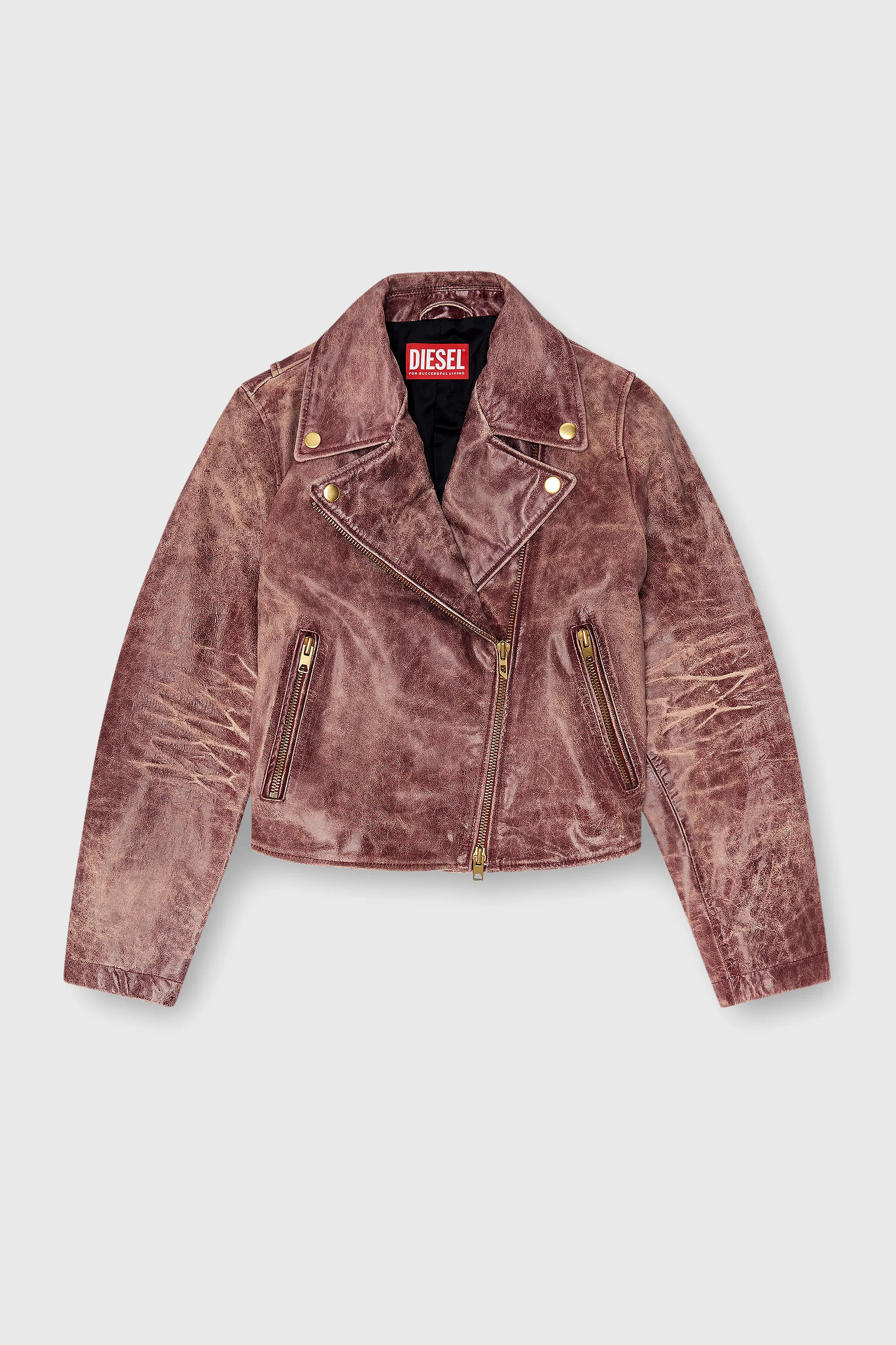 DIESEL - L-UNATIC-T1 GIACCA BURGUNDY 
