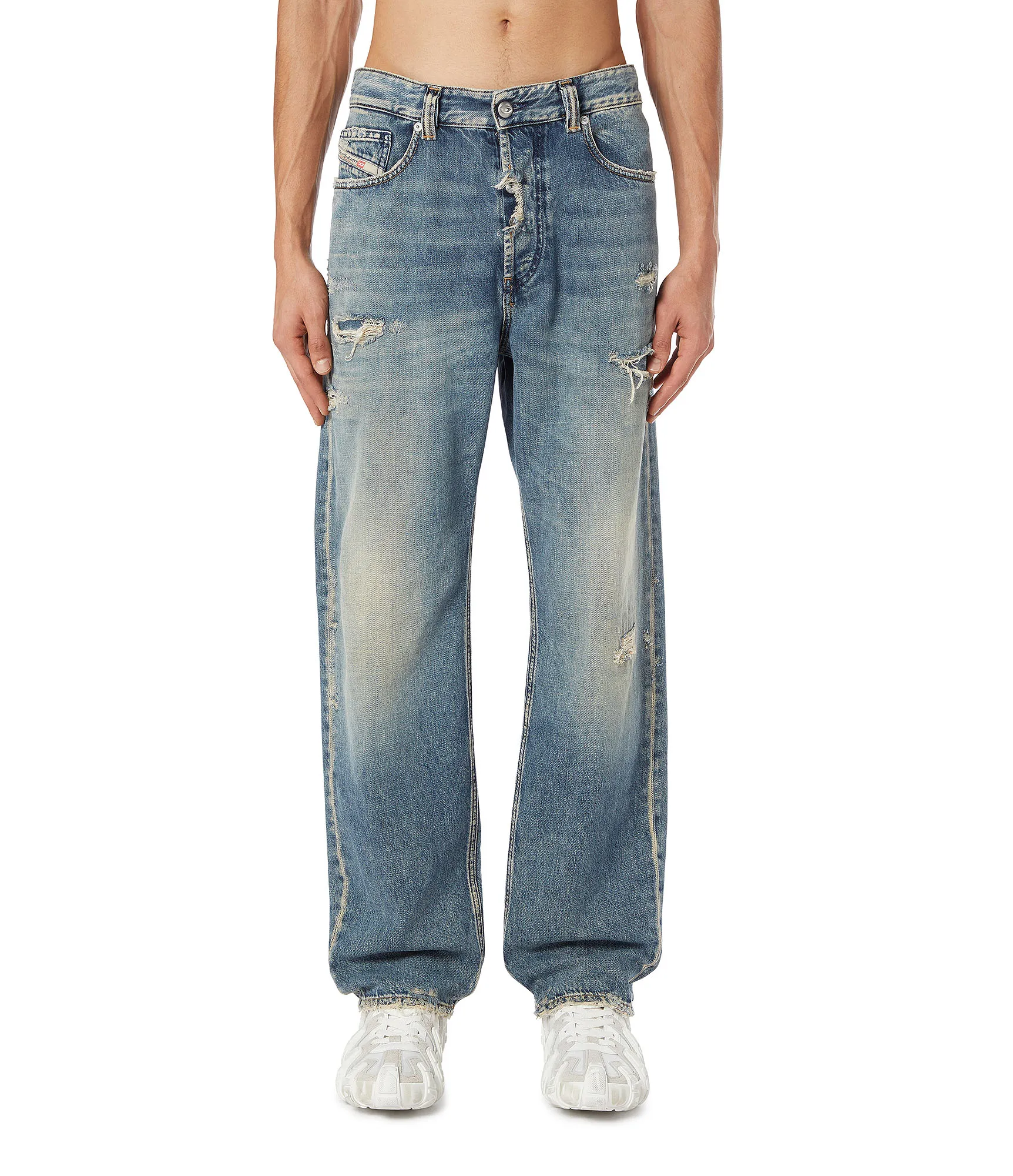 DIESEL 2024 D-MACS L.32 PANTALONI LIGHT BLUE