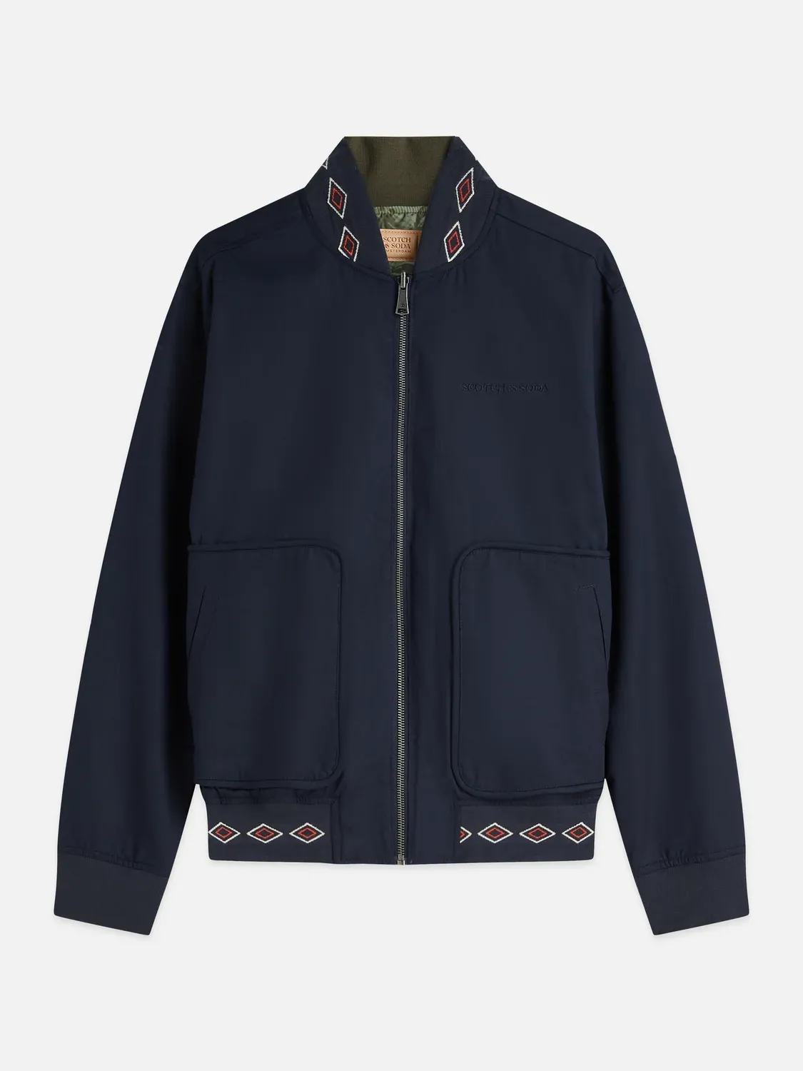 SCOTCH AND SODA - Reversible printed jacket 