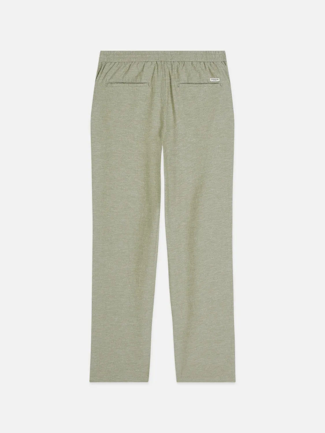 SCOTCH AND SODA - Seasonal core Warren cotton-linen twill jogger beige