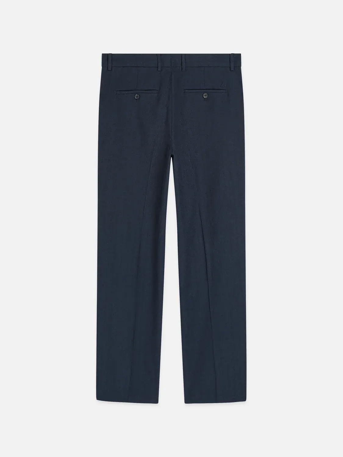 SCOTCH AND SODA - Otis linen blend herringbone relaxed straight-fit chino blue