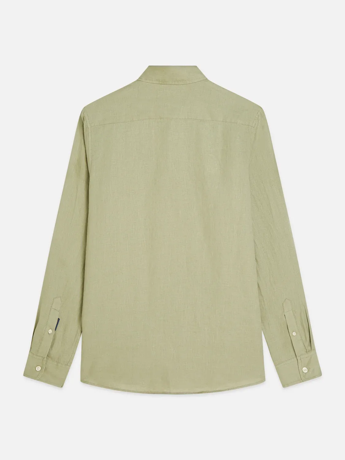 SCOTCH AND SODA - Seasonal core linen regular-fit shirt beige