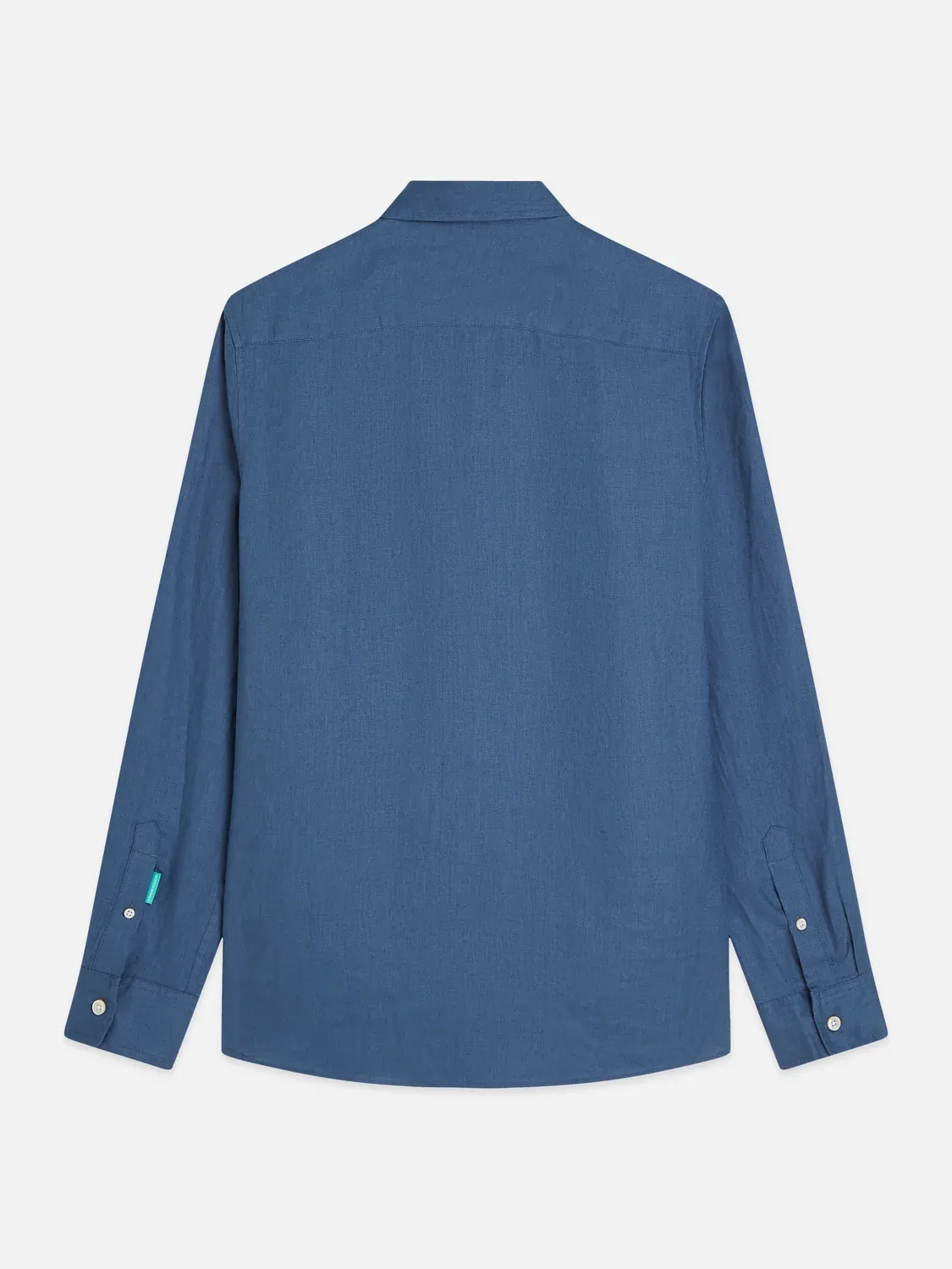 SCOTCH AND SODA - Seasonal core linen regular-fit shirt blue