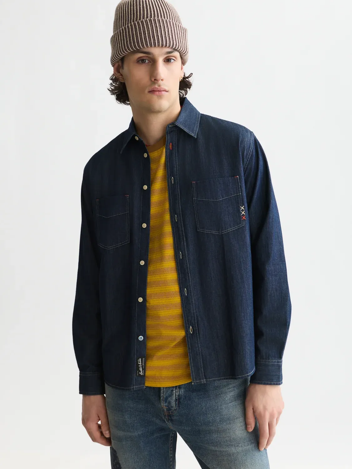 SCOTCH AND SODA - Denim relaxed-fit shirt 
